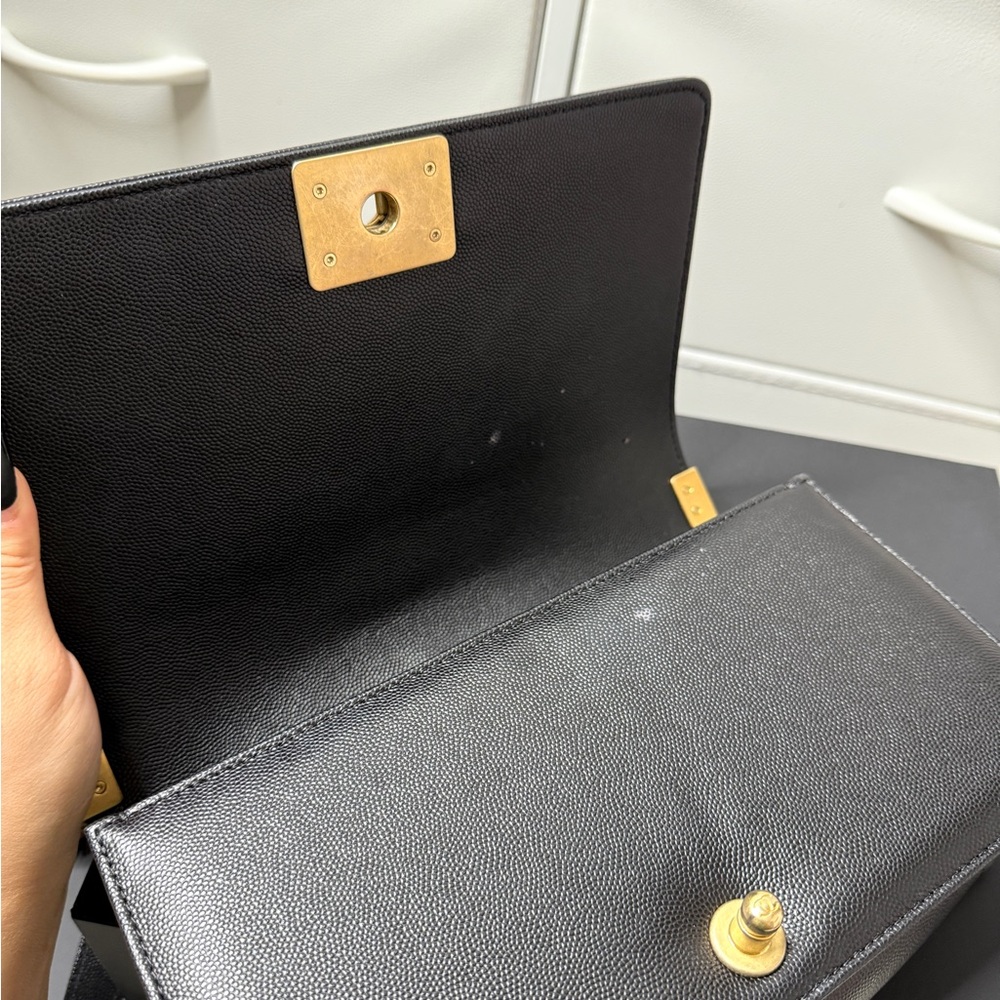Chanel Black Quilted Leather Boy Bag - Picture 9 of 15